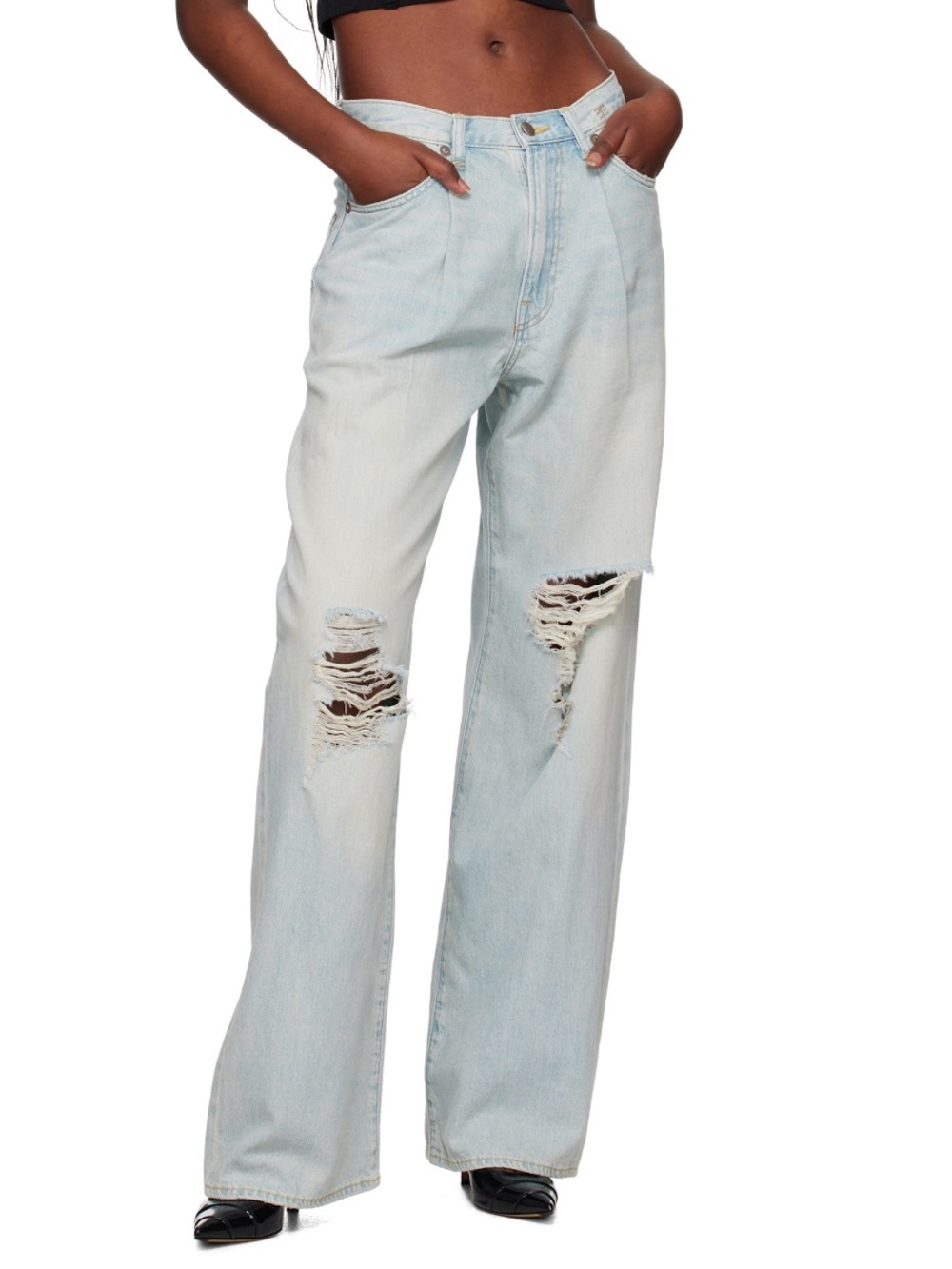 R13 Light Blue Denim Jeans